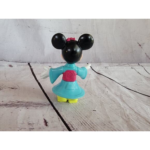 Vintage Disney Epcot Center Geisha Minnie Mouse Toy Figurine - Picture 3 of 5
